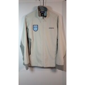 Patagonia Polartec  Palm Beach Masters Women's Grey Softshell  Jacket Sz L Golf
